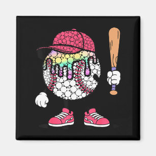 Happy Dot Day Polka Dots Baseball Kids Toddler You Magnet
