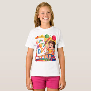 Happy Dot Day Smile Face for Boys and GirlT-Shirt T-Shirt