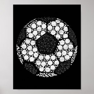 Happy Dot Day Soccer Colourful Polka Dots Boy Teen Poster