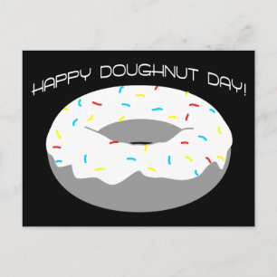 happy doughnut day postcard