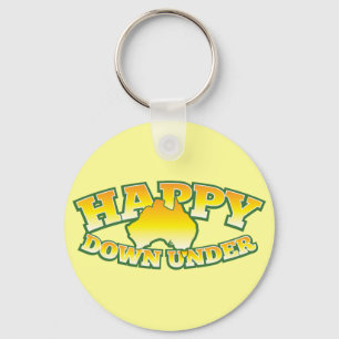 Happy Down under Key Ring