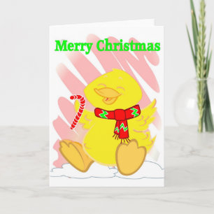 Happy Duck Christmas Card