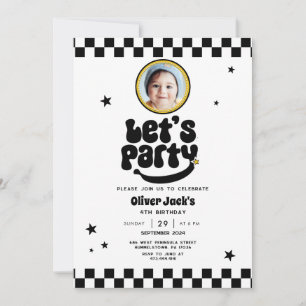 Happy Dude Any Age Birthday Invitation Photo