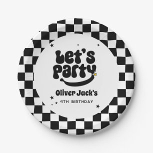 Happy Dude Any Age Birthday Paper Plate