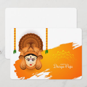 Happy Durga Puja Holiday Card