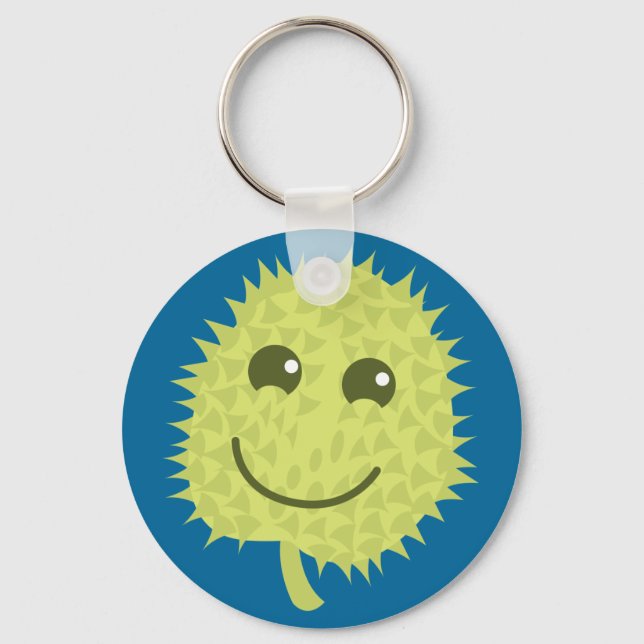Happy Durian fruit Key Ring (Front)