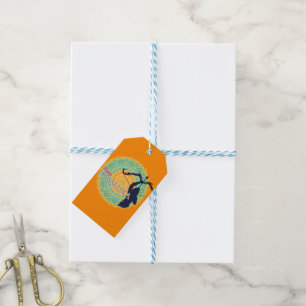Happy Dussehra Lord Ram with Bow & Arrow Chakra BG Gift Tags