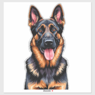 Happy Dutch Shepherd Portrait