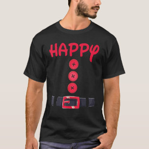 Happy Dwarf Halloween Costume Color Matching Happy T-Shirt