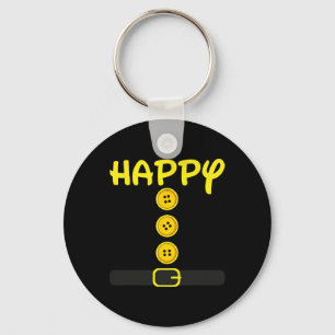 Happy Dwarf Halloween Costume Colour Family Matchi Key Ring