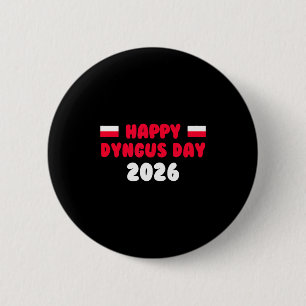 Happy Dyngus Day 2026 Polish Holiday Easter Monday 6 Cm Round Badge