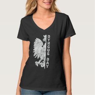 Happy Dyngus Day Polska Polish White Eagle T-Shirt