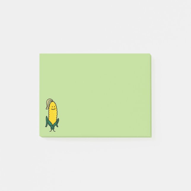 Happy Ear Corn on the Cob Post-it Notes (Front)