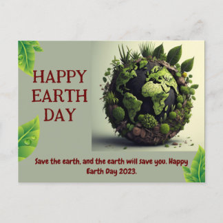 HAPPY EARTH BDAY Postcard