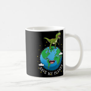 Happy Earth Day 2019 Dinosaur T-rex Kids Boy Save Coffee Mug
