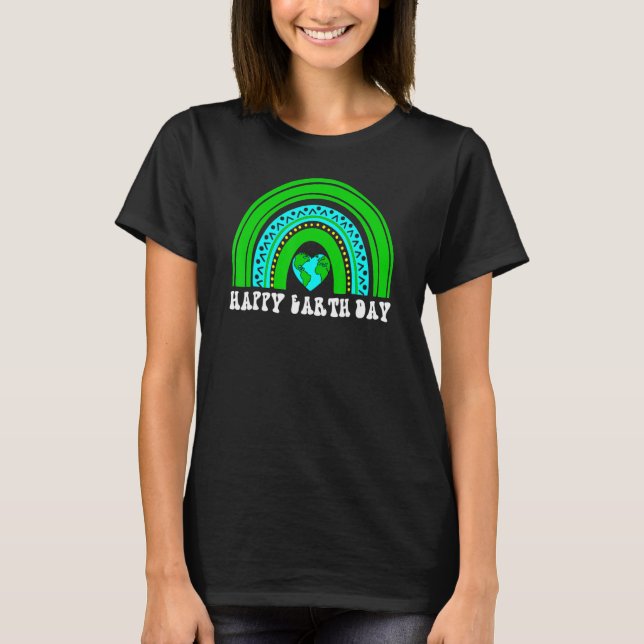 Happy Earth Day 2022 Cute Earth Kids Toddler T-Shirt (Front)