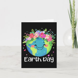 Happy Earth Day 2025 Cute Earth Day Kids Toddler B Card
