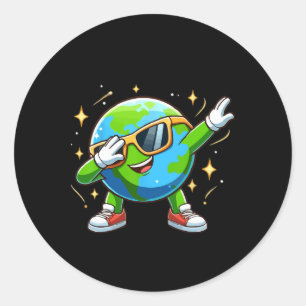 Happy Earth Day 2025 Funny Earth Day Kids Toddler Classic Round Sticker