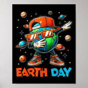 Happy Earth Day 2025 Funny Earth Day Kids Toddler Poster