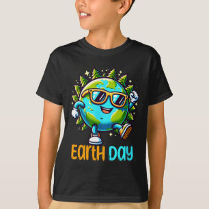 Happy Earth Day 2025 Funny Earth Day Kids Toddler T-Shirt