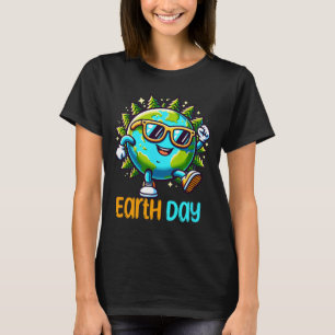 Happy Earth Day 2025 Funny Earth Day Kids Toddler T-Shirt