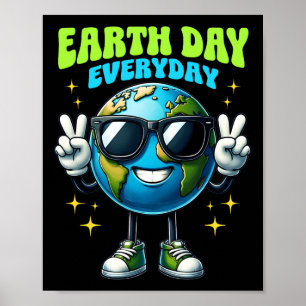 Happy Earth Day 2025 Save The Planet Earth Day Eve Poster