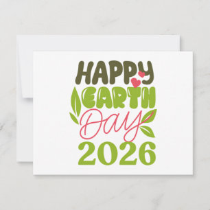 Happy Earth Day 2026 Invitation
