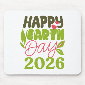 Happy Earth Day 2026 Mouse Mat