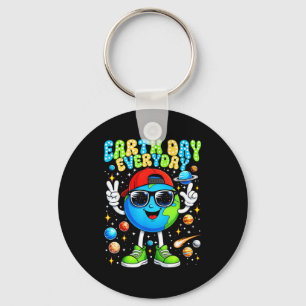 Happy earth day 2026 save the planet earth day key ring