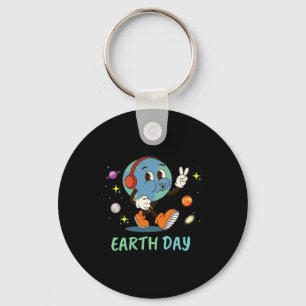 Happy Earth Day Funny Earth Day Kids Toddler Boys Key Ring