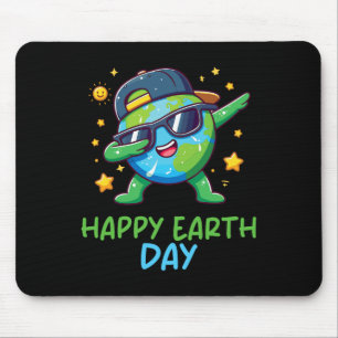 Happy Earth Day Funny Earth Day Kids Toddler Boys Mouse Mat