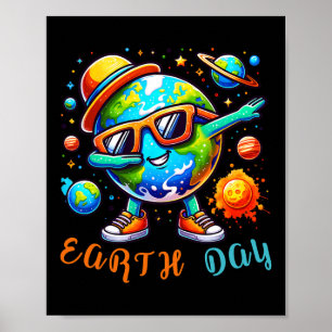 Happy Earth Day Funny Earth Day Kids Toddler Boys  Poster