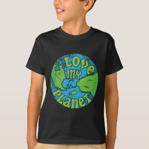 Happy Earth Day Gifts Save My Planet Boys Girls Me T-Shirt