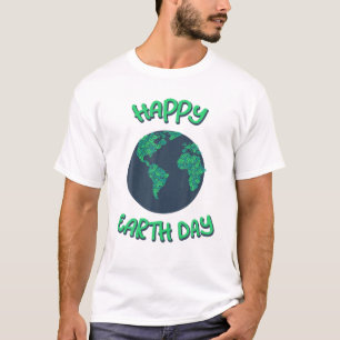 Happy Earth Day Globe T-Shirt