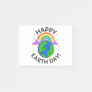Happy Earth Day Post-it Notes