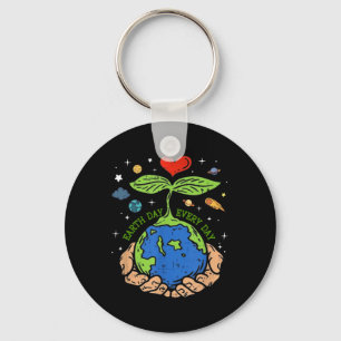 Happy Earth Day Save Our Planet Cute Earth Day Eve Key Ring