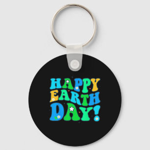Happy Earth Day Shirt Cute Earth Day Men Women Kid Key Ring