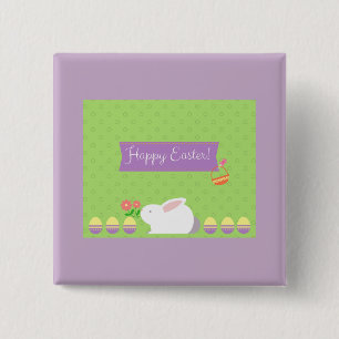 Happy Easter! 15 Cm Square Badge