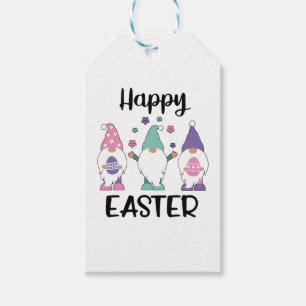 Happy Easter 2020 Gnome Egg Hunt Swea Gift Tags