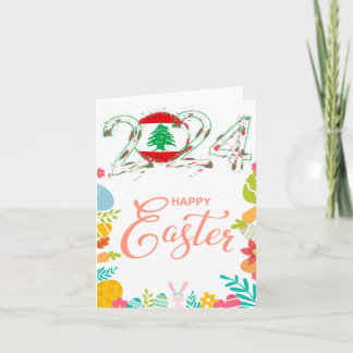 Happy Easter 2024 Greeting Card “Lebanon”