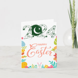 Happy Easter 2024 Greeting Card “Pakistan”