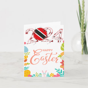 Happy Easter 2024 Greeting Card “Trinidad and Tob”