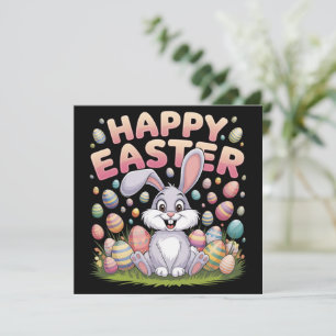 Happy Easter 2025 Eggs Bunny Cute Rabbit