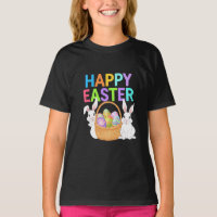 Happy Easter 2025  Eggs Bunny Cute Rabbit