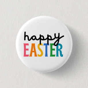 Happy Easter   3 Cm Round Badge