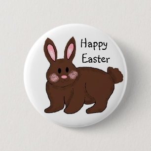 Happy Easter 6 Cm Round Badge