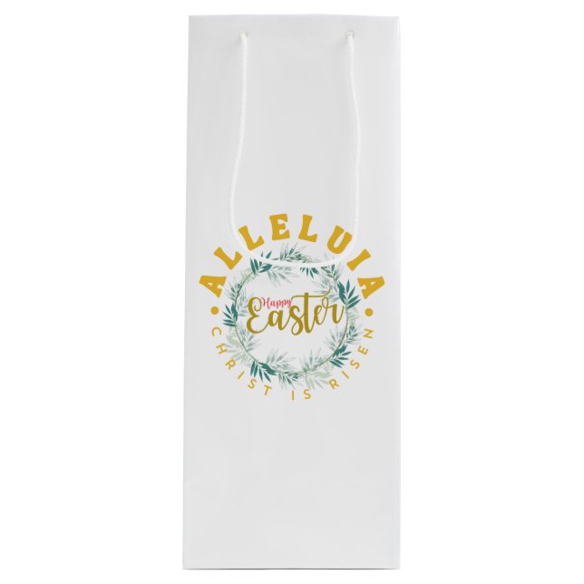 Happy Easter Alleluia Gift Bag (Front)
