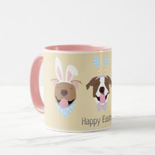 Happy Easter American Pit Bull Terrier Dogs Mug