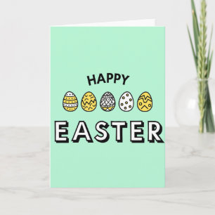 Happy Easter Art Style Card