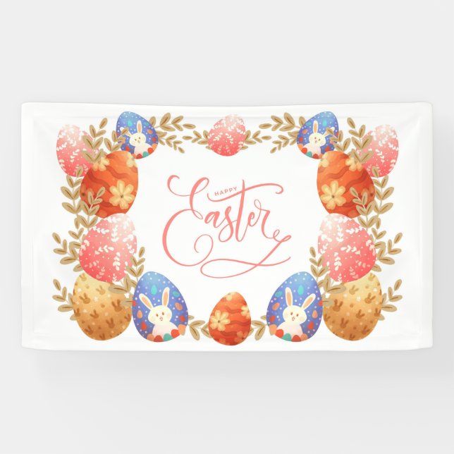 Happy Easter Banner (Horizontal)